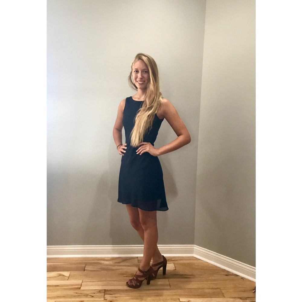 Classy Navy Dress